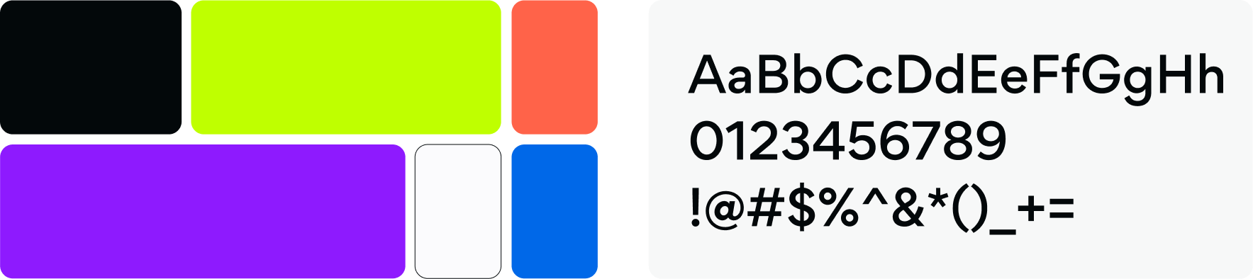 OpenRouter brand elements: color palette and typeface (light mode)